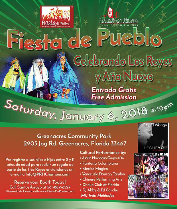 Este sábado desde las 3 de la tarde Fiesta de Pueblo en Greenacres